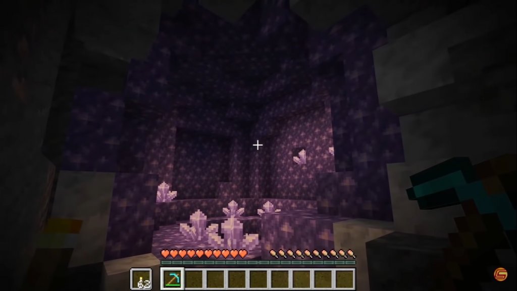 Cristais no Minecraft: Caves and Cliffs